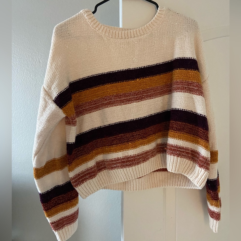 Cropped Fall Sweater